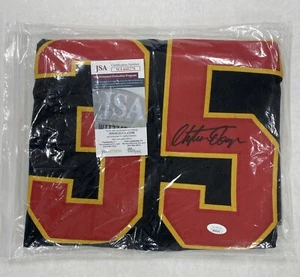CHRISTIAN OKOYE #35 KC CHIEFS SIGNED AUTOGRAPH BLACK JERSEY JSA CERTIFIED - Picture 1 of 10