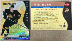 Pavel Bure Cool Trade Refractor 1996 Topps Finest #10 of 20 - Vancouver Canucks - Picture 1 of 1