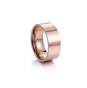 Anello fede fedina in acciaio personalizzabile nickel free - Imagen 1 de 2