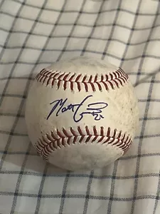 Matt Carpenter Cardinals Yankees Signed Game Used Major League Baseball JSA - Picture 1 of 4