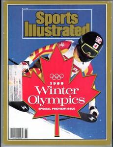 Sports Illustrated 1988 Winter Olympics Preview Issue Calgary Canada