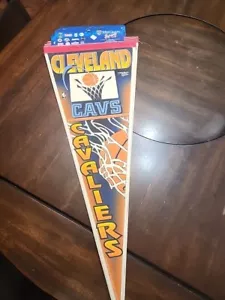 Cleveland Cavaliers Cavs NBA Basketball 1990s Pennant Banner Flag Wincraft - Picture 1 of 1