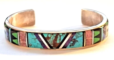 Indianerschmuck Armreif 925 Silber Echtschmuck Silberschmuck Armspange Armband - Bild 1 von 4