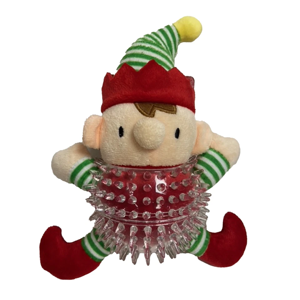 Christmas Dog Puppy Toy Good Boy Elfie Bobble Ball Xmas Stocking Filler Gift - Image 1 of 1