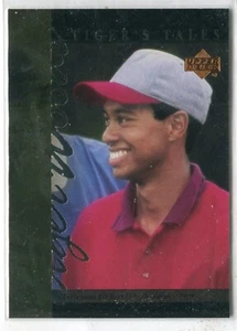 Tarjeta de novato 2001 UD Upper Deck Golf Tiger Woods Tiger's Tales RC #TT9 PGA TOUR - Imagen 1 de 1