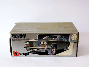 Burago Rolls Royce Camargue Diamonds Deluxe Vintage 1970s N. 3001 Box Scale 1/22