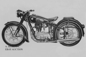 BMW R25 / 3 1955 motocicleta foto prensa fotografía modelo de fábrica foto - Imagen 1 de 1