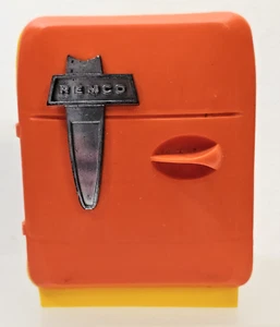 Vintage Remco Heidi & Jan Kitchen Set 1960s Orange Yellow Fridge COMPLETE - Picture 1 of 9