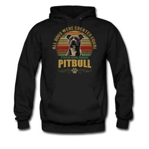 Pitbull Dog My Best Friend Hoodie Awesome Soft Sweatshirt Pet Lovers BBF Gift - Picture 1 of 6