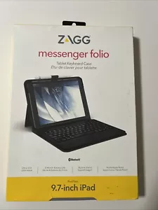New ZAGG ZKB97MFN17 Pro 9.7" Keyboard Folio Case - Black - Picture 1 of 4