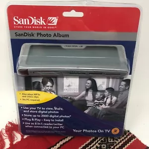 SANDISK Shoot & Store Digital Photo Album/Card Reader SDV2-A (View Photos on TV) - Picture 1 of 9