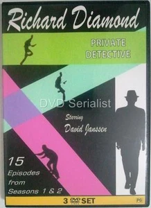 RICHARD DIAMOND Private Detective David Janssen TV Series Show DVD Set 1957-58 - Picture 1 of 1