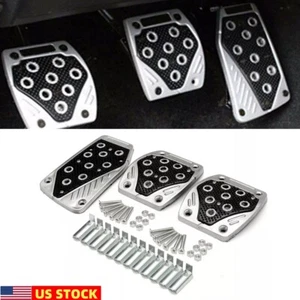 3Pcs Car Foot Pedals Pad Covers for Manual Car Brake Clutch Accelerator US STOCK - Picture 1 of 13