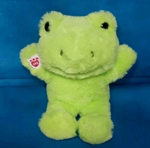 Build a Bear Spring Frog 9" Stuffed Plush Small Mini Buddies Green Fuzzy Toy - Picture 1 of 3