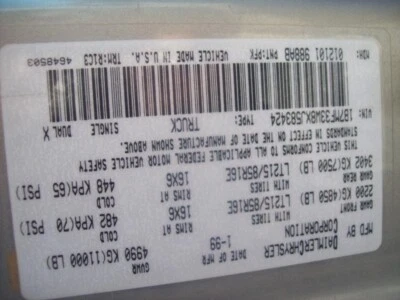 Used Engine Cooling Fan Clutch fits: 1999 Dodge 3500 PICKUP 8.0L 10-488 Grade A - Image 1 of 4