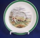 Spode HERRING HUNT THE HUNT (GREEN SCALLOPED) Saucer, THE FIND