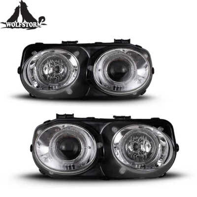 Faros para proyector Acura Integra 1998-2001 faros cromados transparentes izquierda+derecha Foto 1 de 4