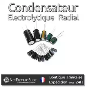 2x Condensateurs Chimiques Radiaux 4700µF / 16V - Bild 1 von 1