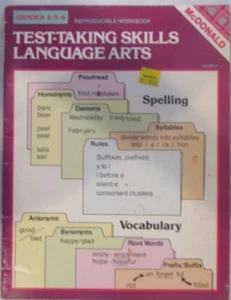 Test-Taking Skills Language Arts by McDonald Grades 4- 6 - Imagen 1 de 1