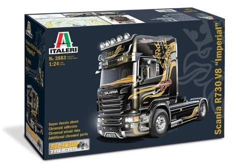 Scania R V8 Topline ''Imperial'' Truck Camion Plastic Kit 1:24 Model ITALERI - Immagine 1 di 1