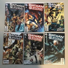 Lot of 11 Batman and the Outsiders (2007 2nd Series) #1-3 6 8-14 VF Very Fine