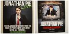 JONATHAN PIE - 2 X A5 FLYERS BUNDLE  -  2016 AND 2018 TOURS