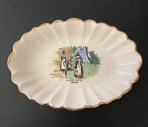 Vintage Ellen Lloyd Wales A426 Crown Devon Fieldings Dish with Gold Trim - Picture 1 of 4