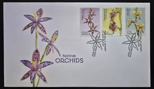 Australia 2025 / Flowers - Native Orchids / FDC with gummed stamps - Picture 1 of 1