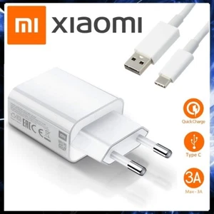 CAVO TIPO C ORIGINALE XIAOMI + CARICABATTERIA MDY-09 RICARICA VELOCE 10w TYPE C - Zdjęcie 1 z 7