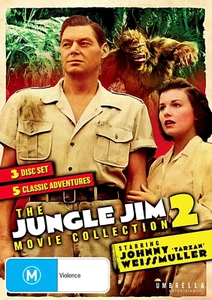 THE JUNGLE JIM MOVIE COLLECTION 2 TWO 3 DISC SET DVD 5 CLASSIC ADVENTURES UK R2 - Picture 1 of 1