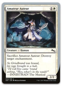Amateur Auteur (B) #3 (NM) Unstable UST Magic MTG - Picture 1 of 2
