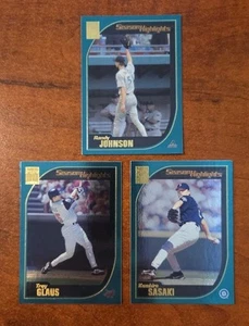 2001 Topps Season Highlights Lot Randy Johnson , Troy Glaus, Sasaki - Picture 1 of 1