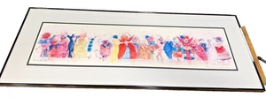 Vintage Atlanta Opera Art "Encore Season" Framed Print 1991 Black Frame Matted - Picture 1 of 16
