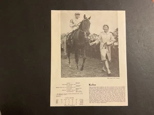 KELSO  ALLAIRE du PONTE  photo Horse Racing HORSE OF THE YEAR - Picture 1 of 3