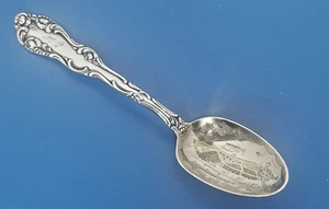 Antique Traub Bros Sterling Spoon 1892 Belle Park Detroit River Souvenir - Picture 1 of 12