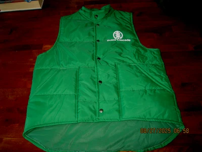 NUEVO SIN ETIQUETAS VERDE Vintage Años 70 Pla-Jac Chaleco Boise Cascade Med 40-42 SCOVILL SNAPS Foto 1 de 4