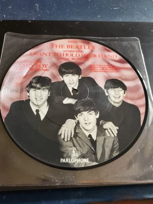 THE BEATLES I Want To Hold Your Hand / This Boy PICTURE DISC 7" Vinyl UK Import - Image 1 of 4