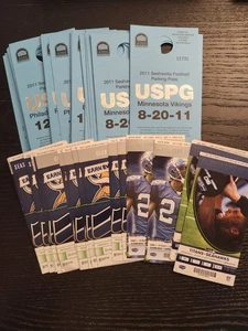 (2009-2011) Lote de entradas/pases de estacionamiento de los Seattle Seahawks fútbol americano NFL  - Imagen 1 de 9