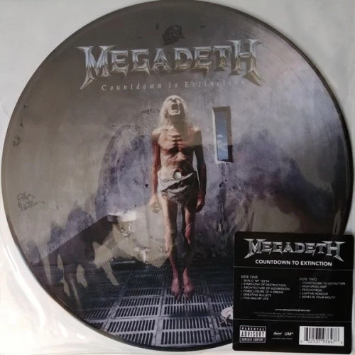 MEGADETH Countdown To Extinction LP NEW PICTURE DISC VINYL Capitol reissue - Image 1 of 1