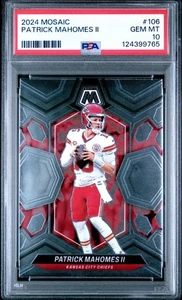 2024 Panini Mosaic Kansas City Chiefs Patrick Mahomes II PSA 10 - Bild 1 von 3