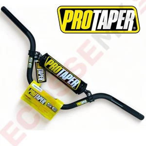 Nuevo pro Taper 2.2cm Se Manillar Motocross Honda XR50 CRF50 Curva Negro Pozo - Imagen 1 de 5