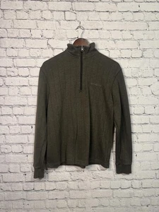 Columbia Small olivgrünes Sweatshirt mit Viertelreißverschluss für Herren - Bild 1 von 6