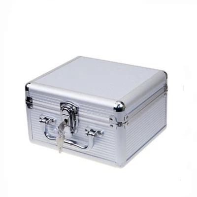 Aluminum 2.5" Hard Drive Protective Case with Keyed Lock for Travel and Storage - Image 1 of 4