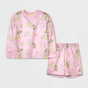 Kids' 2pc Fleece Pajama Set - Art Class™ Pink - Picture 1 of 1