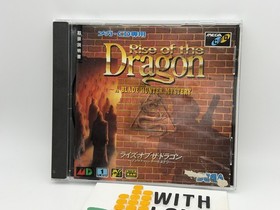 Japanese Rise of the Dragon A Blade Hunter Mystery Sega Mega CD US Seller Cib