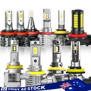 AUXITO H8 H9 H11 LED Headlight Fog Light Globe Bulb Replace Kit H/L Beam 24000LM - Picture 1 of 125