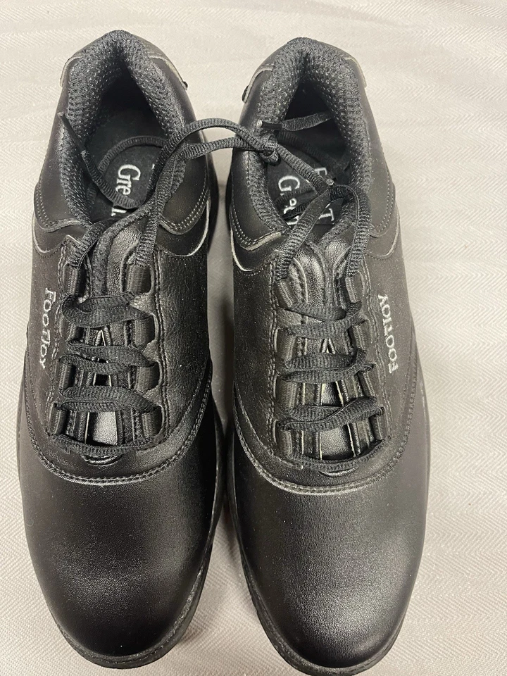 Zapatos de golf FootJoy Greenjoys negros talla 8,5 Foto 1 de 4