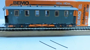 Bemo H0e 3008 Personenwagen 2.Kl. 711 Stg makellos geprüft in OVP - Bild 1 von 4