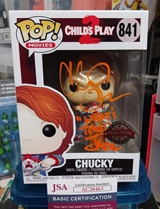 Funko Pop! Chucky firmado por Chris Sarandon #841. Juego infantil. JSA - Imagen 1 de 7