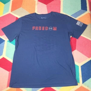 Under Armour Freedom USA Flag Grafik T-Shirt Herren XXL Patriotisch Blau - Bild 1 von 4